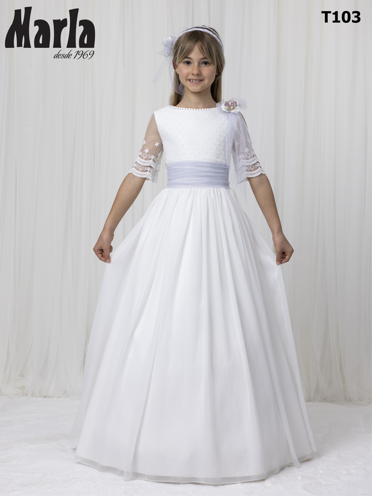 VESTIDO COMUNION MARLA